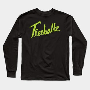 Freeballz Logo Green Long Sleeve T-Shirt